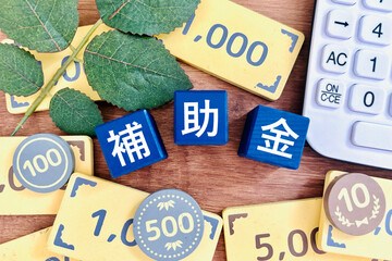 補助金の文字イメージ