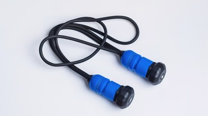Jump rope on white background