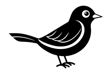 illustration of a bird vector art silhouette