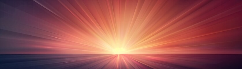 Obraz premium Abstract light bursts, vibrant radiance, flat design illustration