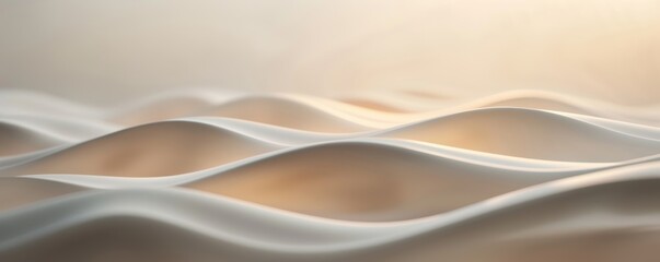 Obraz premium Fluid light waves undulating in a harmonious rhythm, Light waves, Rhythmic illumination