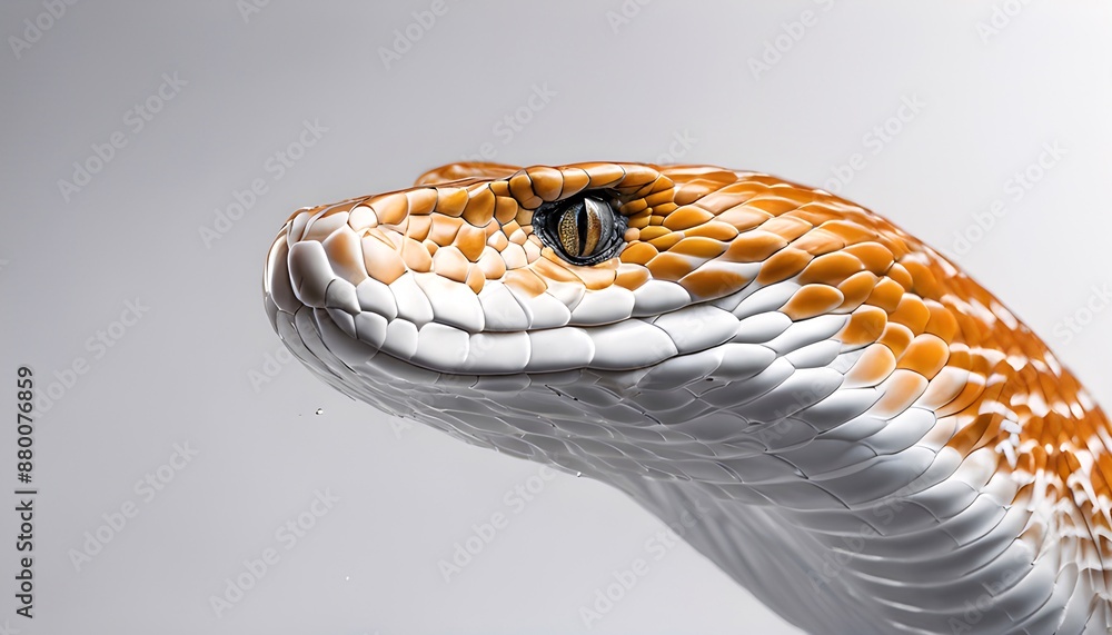 Poster a majestic cobra midair in slow motion captured in a professional studio setting vibrant scales intr