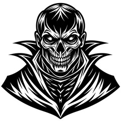 skull and crossbones,Skull face black vector silhouette, skull, vector, tattoo, head, art, illustration