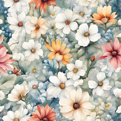 White flower, vintage background, water color tone, drawing, vibrant color, printing, digital photo, artistic, drawing, vibrant color, wall art printing, image, vintage, flower
