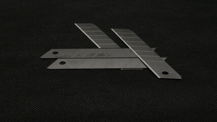 Refillable cutter blade isolated