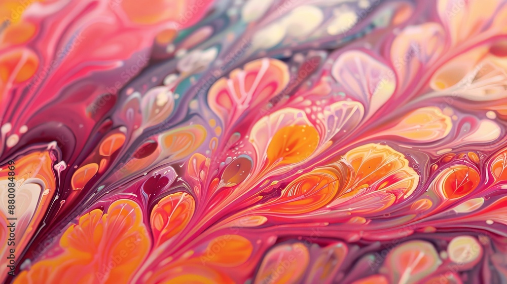 Aufkleber the unique patterns of marbled paper create stunning visual effects in your crafts.