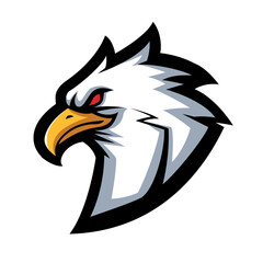 Mascot Head of an Eagle, vector illustration