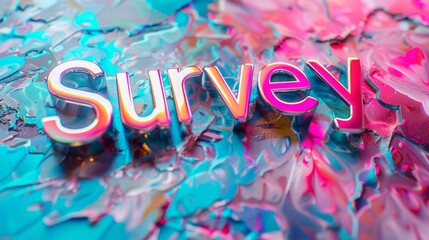 Holo Marble Customer feedback concept art poster.