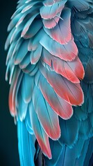 Obraz premium blue winged macaw
