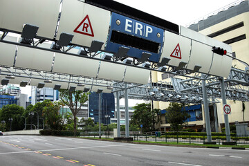 View Of ERP System On Street At Downtown