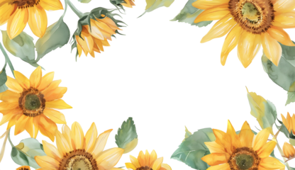 Sunflower frame