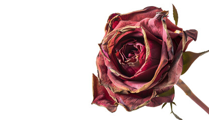Red rose dried 