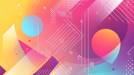 Obraz premium abstract background with colorful circles