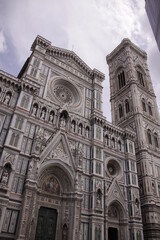 Florence Cathedral in Piazza del Duomo of Florence, Italy