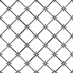 Naklejka premium diamond pattern geometric seamless wallpaper. endless decorative texture. black and white decorative element.