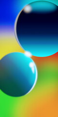 New latest abstract background with glowing circles