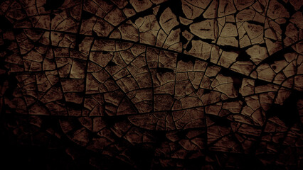 Obraz premium brown cracked background
