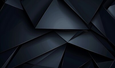 Obraz premium Abstract Geometric Black and Grey Background