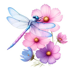 dragonfly on a flower