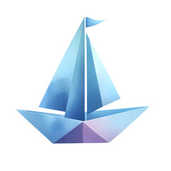 Fototapeta premium origami paper boat