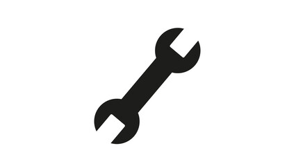 wrench isolated on white