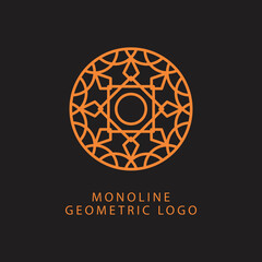 Abstract art decorative circle ornamental