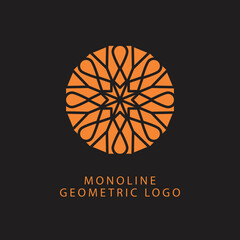 Abstract art decorative circle ornamental