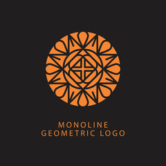 Abstract art decorative circle ornamental