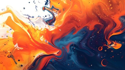 orange juice splash isolated