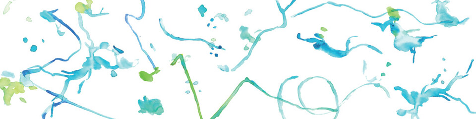  水彩画。水彩タッチのベクター幾何学イラスト。夏の抽象画背景テンプレート。Watercolor painting. Vector geometric illustration with watercolor touch. Summer abstract painting background template.