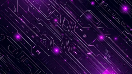 デジタルな回路のイメージ