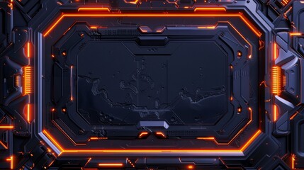 Obraz premium ネオンカラーとデジタルな背景