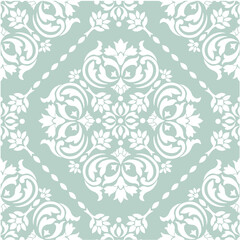 Damask repeat pattern vector file Medallion pattern tile artwork diamond traditional pattern
