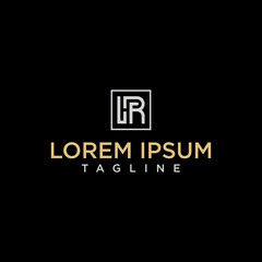 hr square logo design