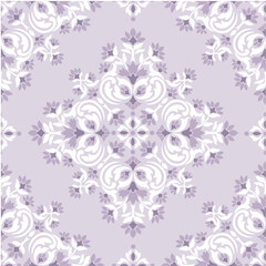 Damask repeat pattern vector file Medallion pattern tile artwork diamond traditional pattern