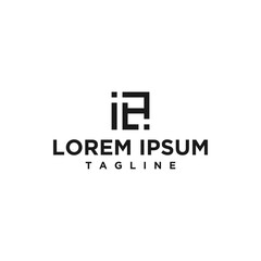 ih square logo design