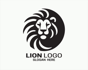Lion Logo Design Icon Symbol Vector Template