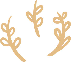 Hand drawn aesthetic highlights cover social media Doodle Element