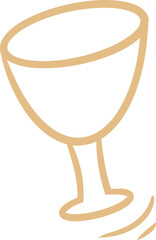 Hand drawn aesthetic highlights cover social media Doodle Element