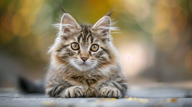 Adorable american bobtail cat playful hd pet wallpaper cute and lovely feline portrait