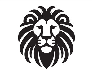 Lion logo design vector template. lion head logo design icon vector illustration