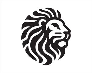 Lion logo design vector template. lion head logo design icon vector illustration