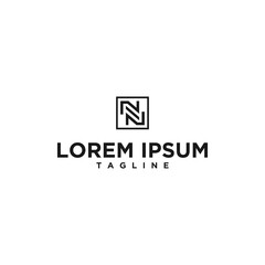 nn square logo design