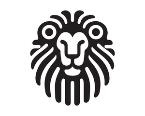 Lion logo design vector template. lion head logo design icon vector illustration