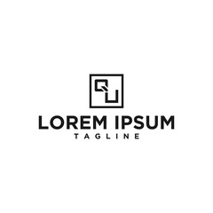 qu monogram logo design inspiration