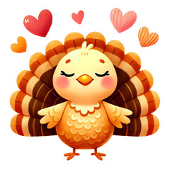 Cute turkey