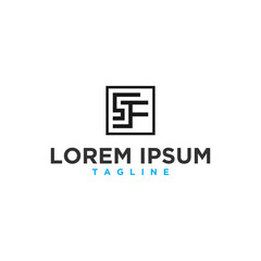 sf monogram logo design inspiration