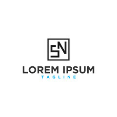 sn monogram logo design inspiration