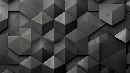 Fototapeta premium Abstract digital texture featuring bold shapes in black and gray.
