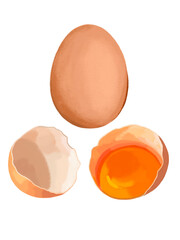 赤玉子（1個と割り）バラ